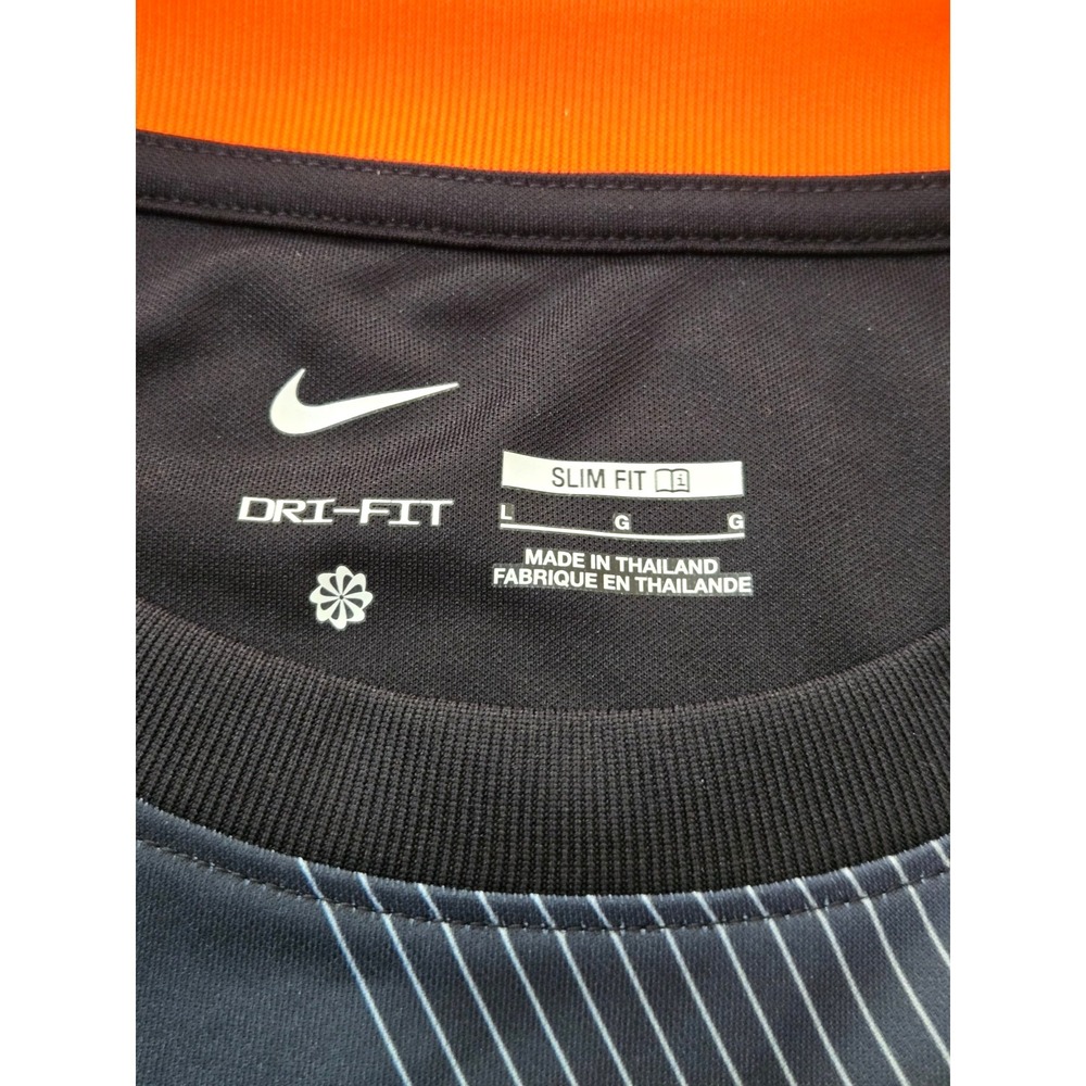 Inter Milan Nike FC  Prematch Jersey 25/26 Men's‎ L Slim Fit Black Orange NWT - Picture 6 of 11